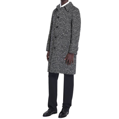 Celine Gray Mohair Coat for Men
