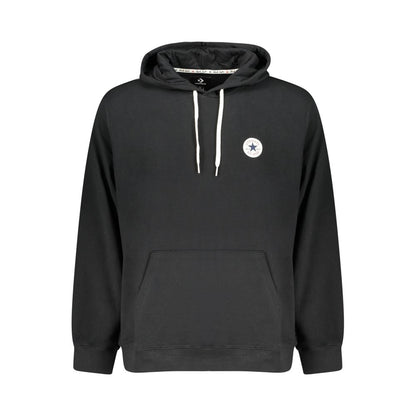 Converse Black Cotton Hooded Sweatshirt