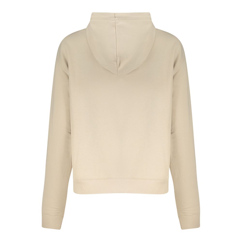 Converse Beige Cotton Hooded Sweatshirt