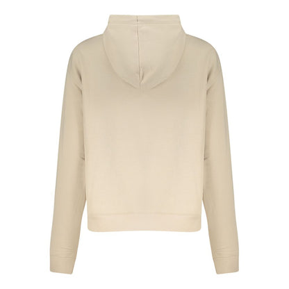 Converse Beige Cotton Hooded Sweatshirt