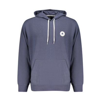 Converse Blue Cotton Hooded Sweatshirt