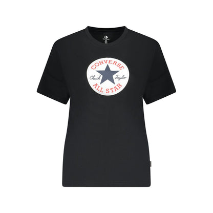 Converse Black Cotton T-Shirt - Make a Statement in Style