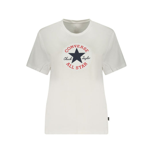 Converse White Cotton T-Shirt – Timeless Style and Comfort