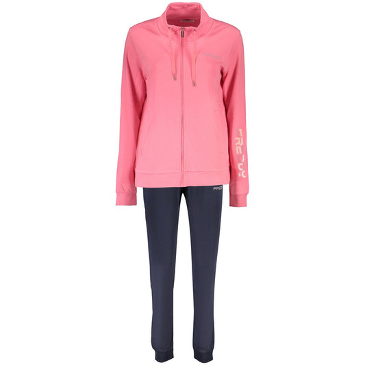 Freddy Pink & Blue Cotton Tracksuit