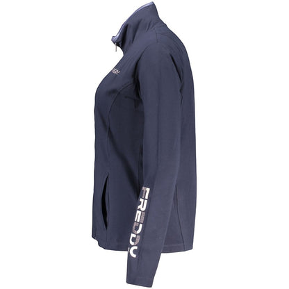 Freddy Blue Cotton Zip-Up Sweatshirt: Stylish Comfort for Every Occasion