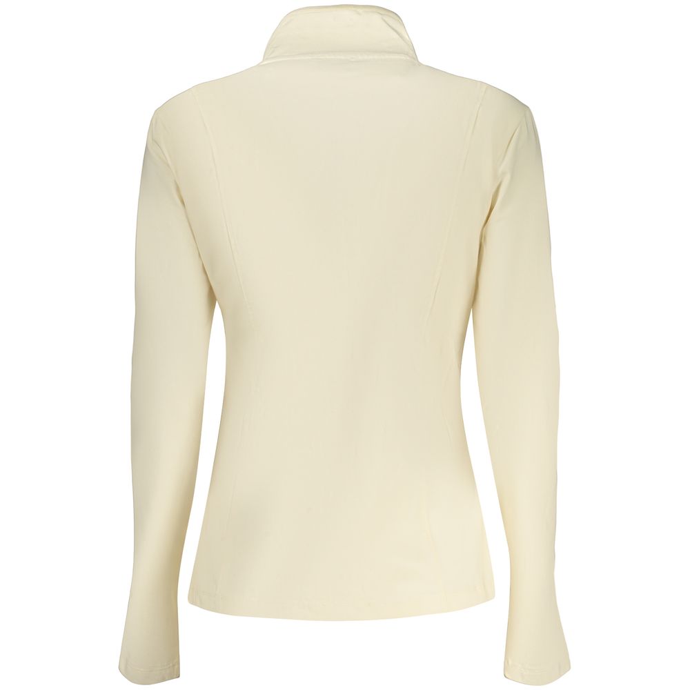 Freddy Beige Cotton Zip-Up Sweatshirt - Cozy Comfort Meets Modern Style