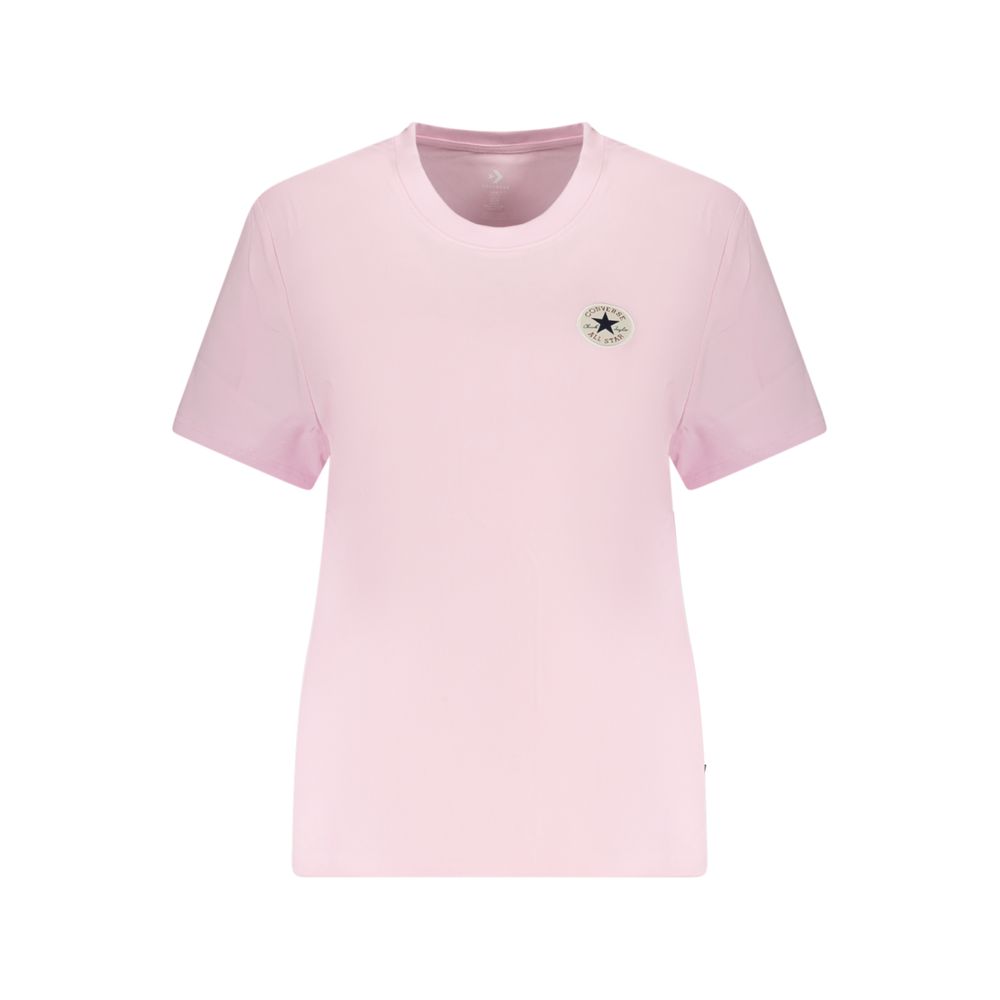 Converse Pink Cotton T-Shirt - Express Your Style