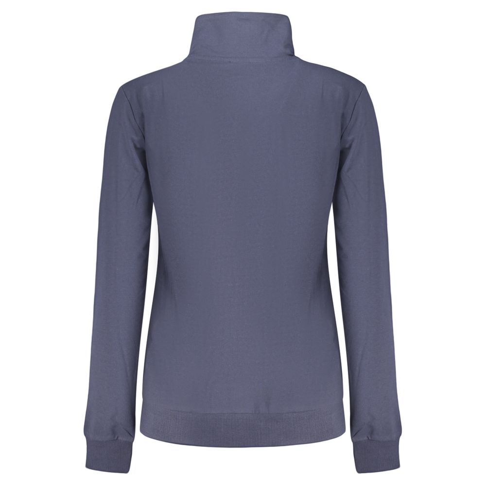 Freddy Blue Cotton Zip-Up Sweatshirt