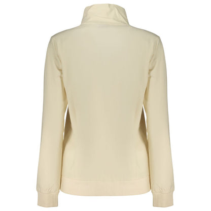 Freddy Beige Cotton Zip-Up Sweatshirt