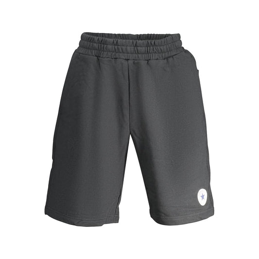 Converse Black Cotton Shorts for the Modern Individual