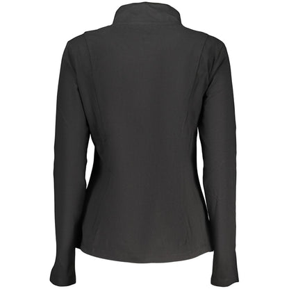 Freddy Black Cotton Zip-Up Sweatshirt - Stylish Comfort for Active Living