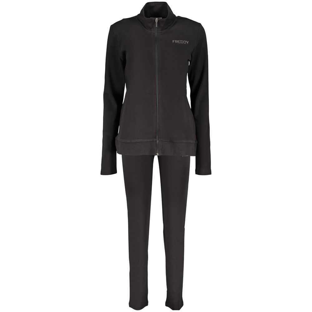 Freddy Black Cotton Tracksuit
