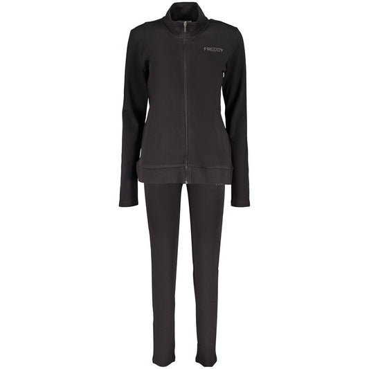 Freddy Black Cotton Tracksuit