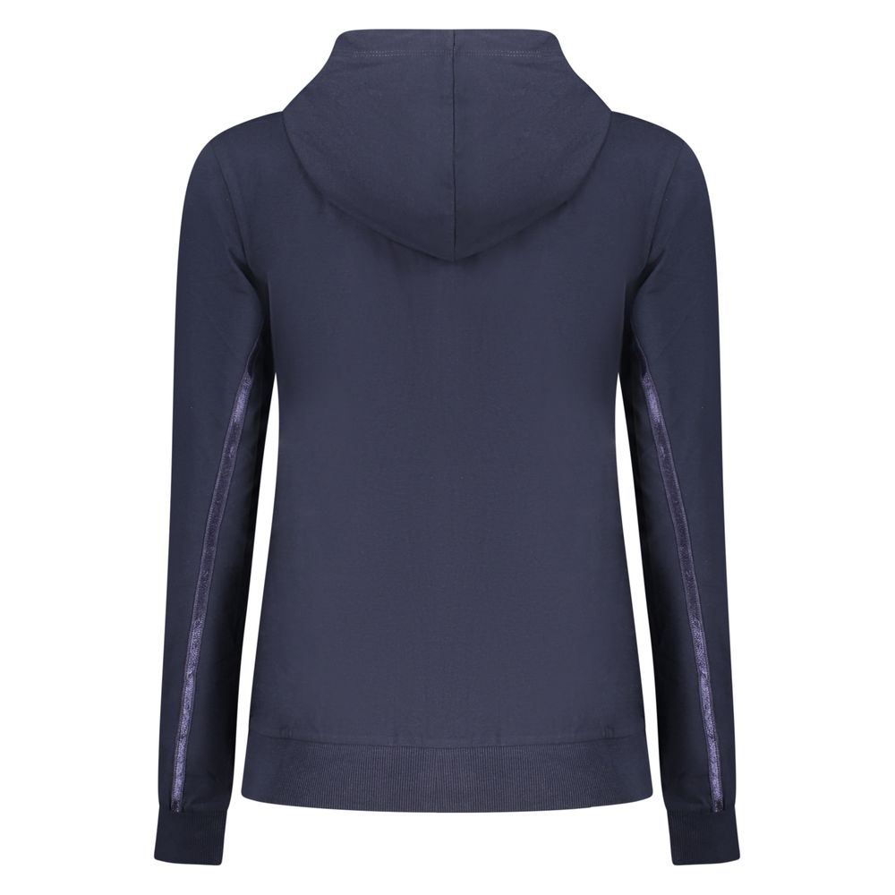 Freddy Blue Cotton Sweatshirt Zip-Up Hoodie