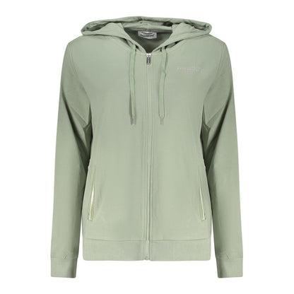 Freddy Green Cotton Zip-Up Hoodie