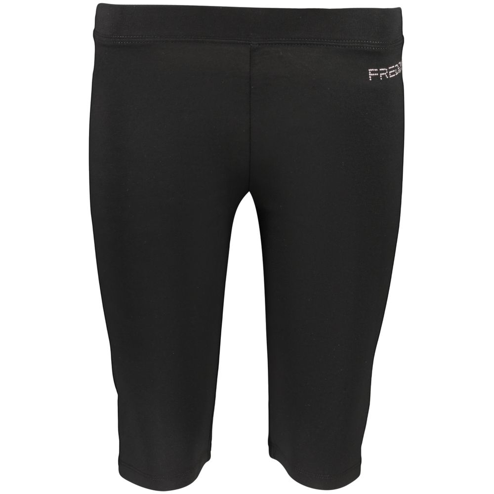 Freddy Black Cotton Cycling Shorts