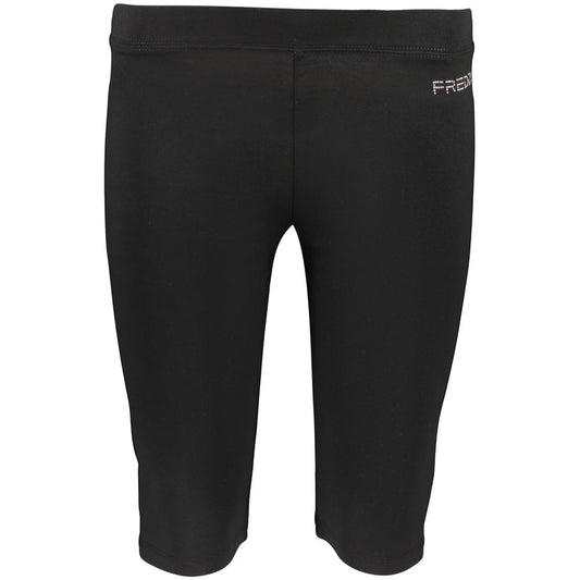 Freddy Black Cotton Cycling Shorts