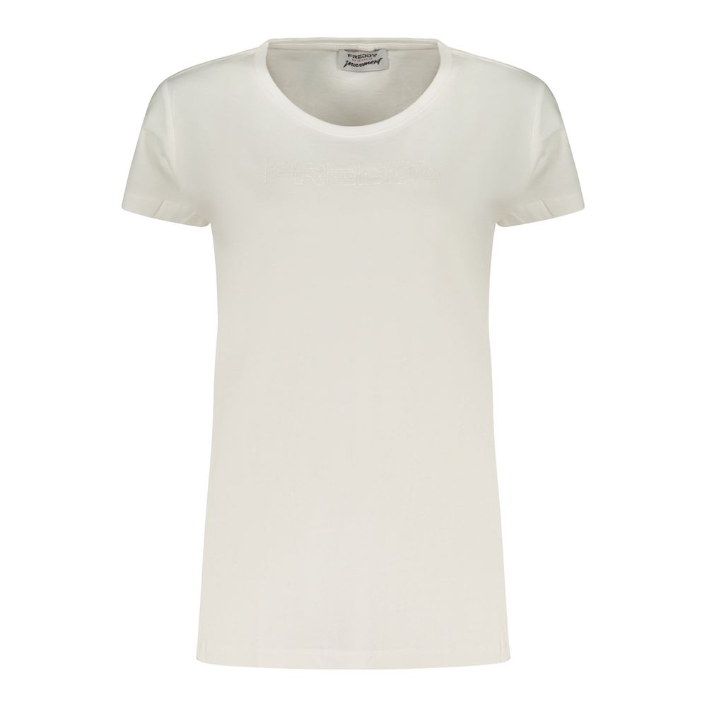 Freddy White Cotton Sportswear T-Shirt
