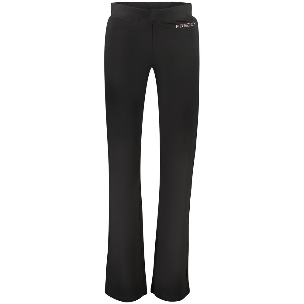 Freddy Black Cotton Athletic Pants - Stylish and Comfortable Activewear