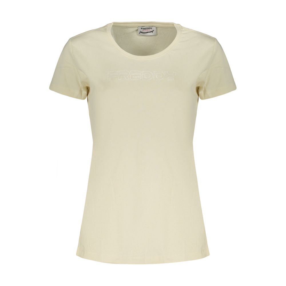 Freddy Beige Cotton Sportswear T-Shirt - Stylish Comfort for Every Occasion