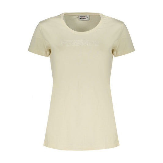 Freddy Beige Cotton Sportswear T-Shirt - Stylish Comfort for Every Occasion