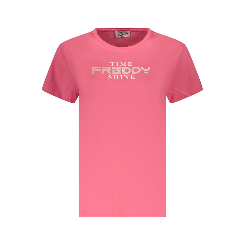 Freddy Pink Cotton T-Shirt – Stylish Basic for Every Wardrobe