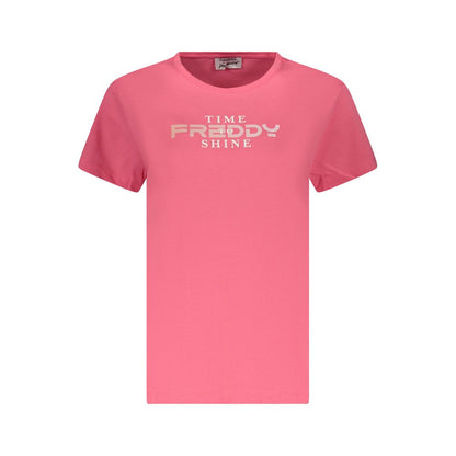 Freddy Pink Cotton T-Shirt – Stylish Basic for Every Wardrobe