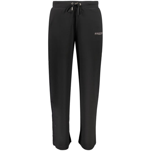 Freddy Black Cotton Athletic Pants