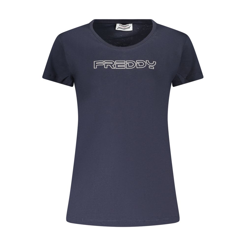 Freddy Blue Cotton Sportswear T-Shirt - Effortless Style Meets Comfort