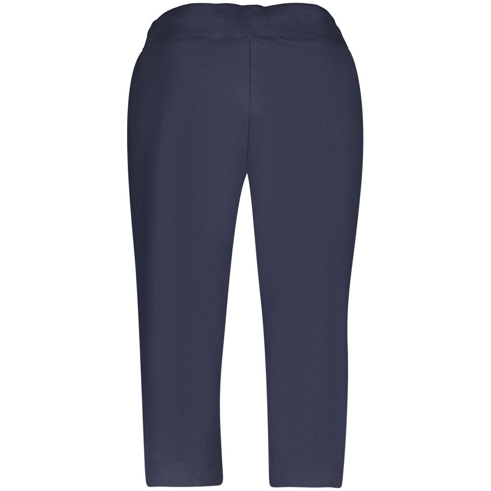 Freddy Blue Cotton Cropped Joggers