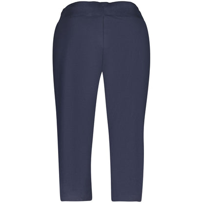 Freddy Blue Cotton Cropped Joggers