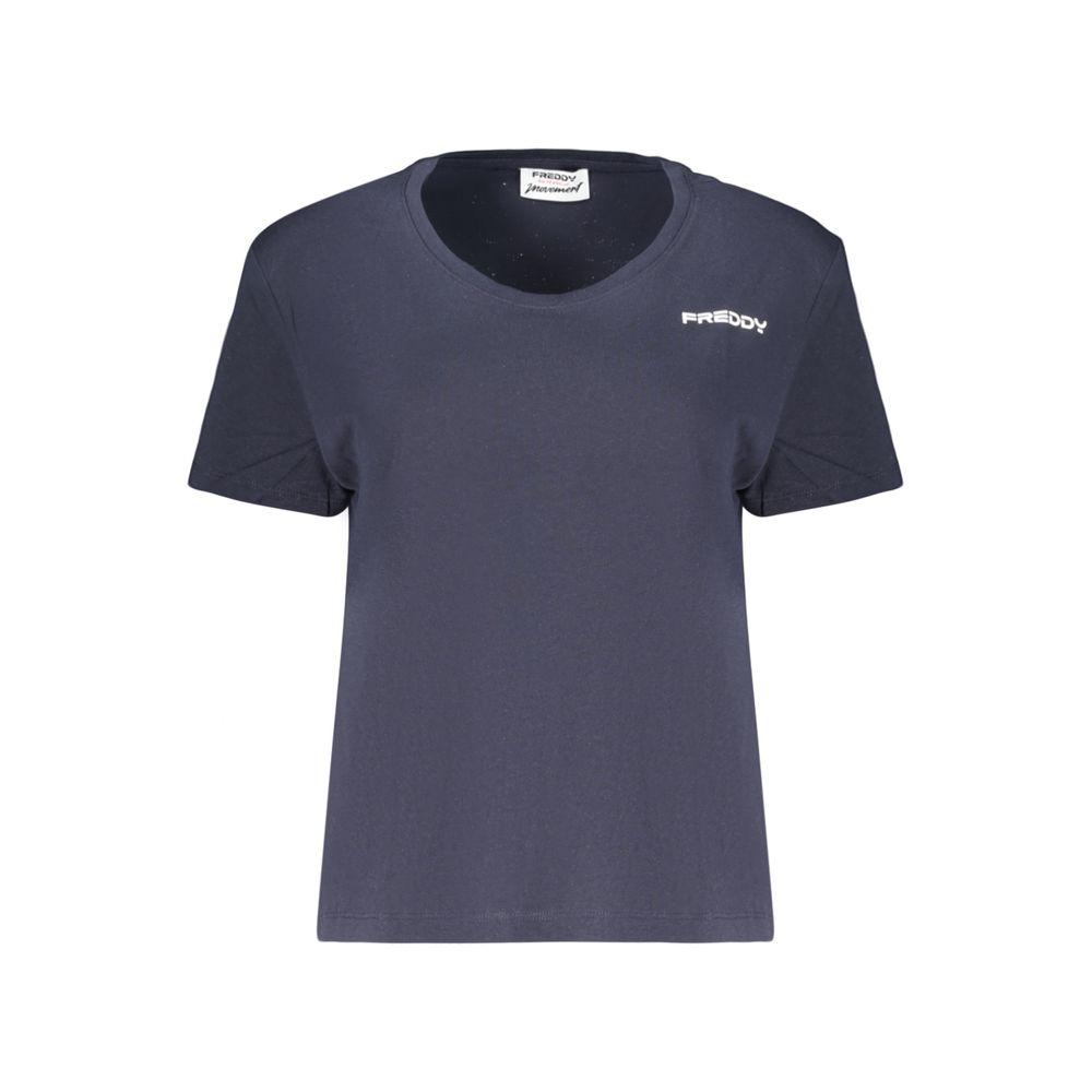 Freddy Blue Cotton Sportswear T-Shirt - Effortless Style Meets Comfort