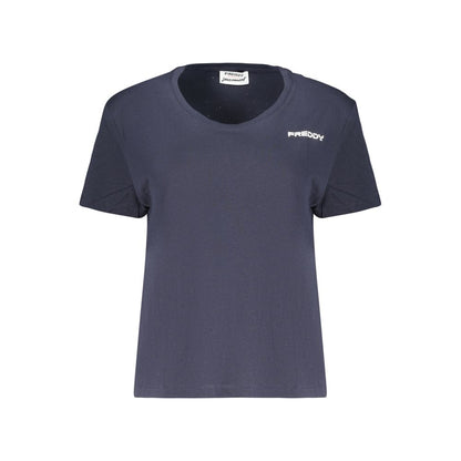 Freddy Blue Cotton Sportswear T-Shirt - Effortless Style Meets Comfort
