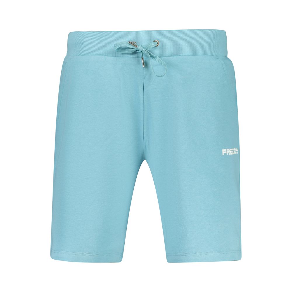 Freddy Blue Cotton Shorts - Stylish Activewear for Every Occasion