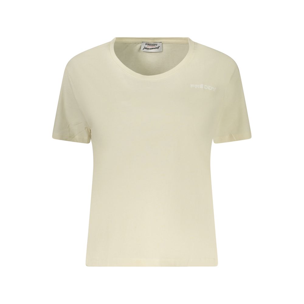 Freddy Beige Cotton Sportswear T-Shirt