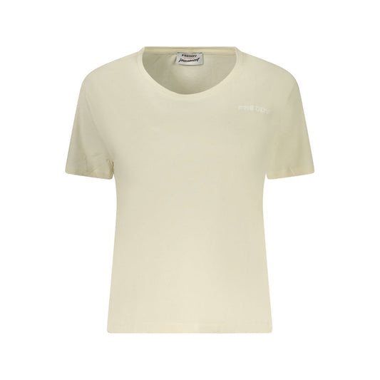 Freddy Beige Cotton Sportswear T-Shirt
