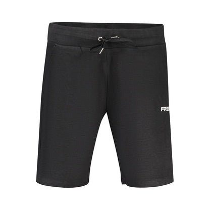 Freddy Black Cotton Shorts: Stylish Activewear for Every Occasion
