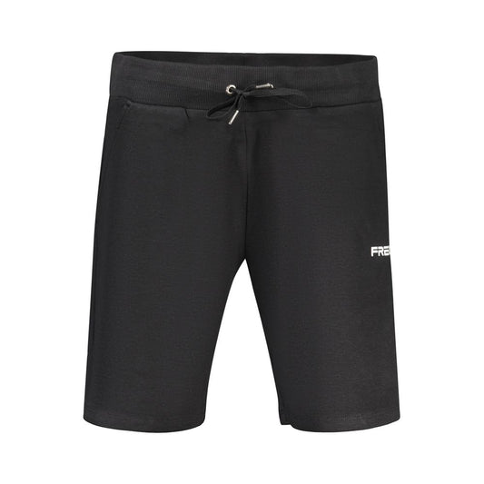 Freddy Black Cotton Shorts: Stylish Activewear for Every Occasion
