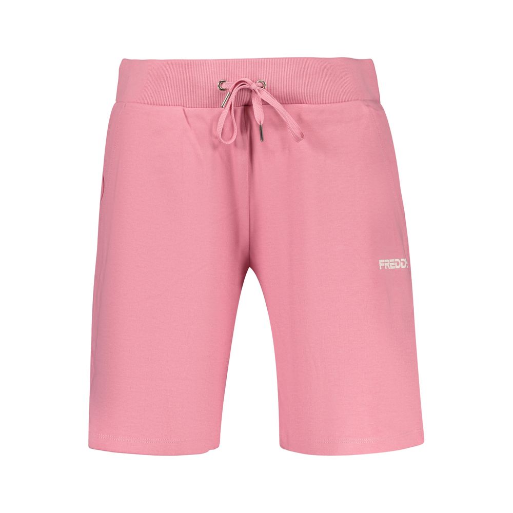 Freddy Pink Cotton Sports Shorts