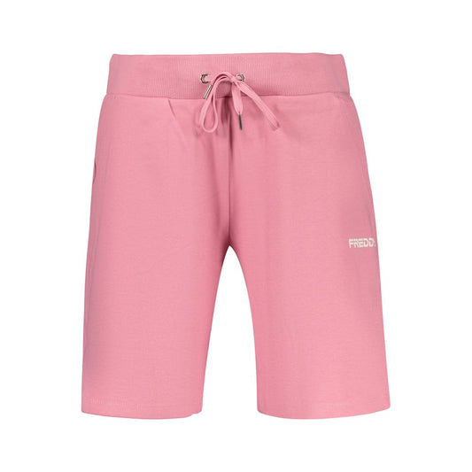 Freddy Pink Cotton Sports Shorts