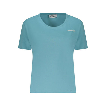 Freddy Blue Cotton Sportswear T-Shirt