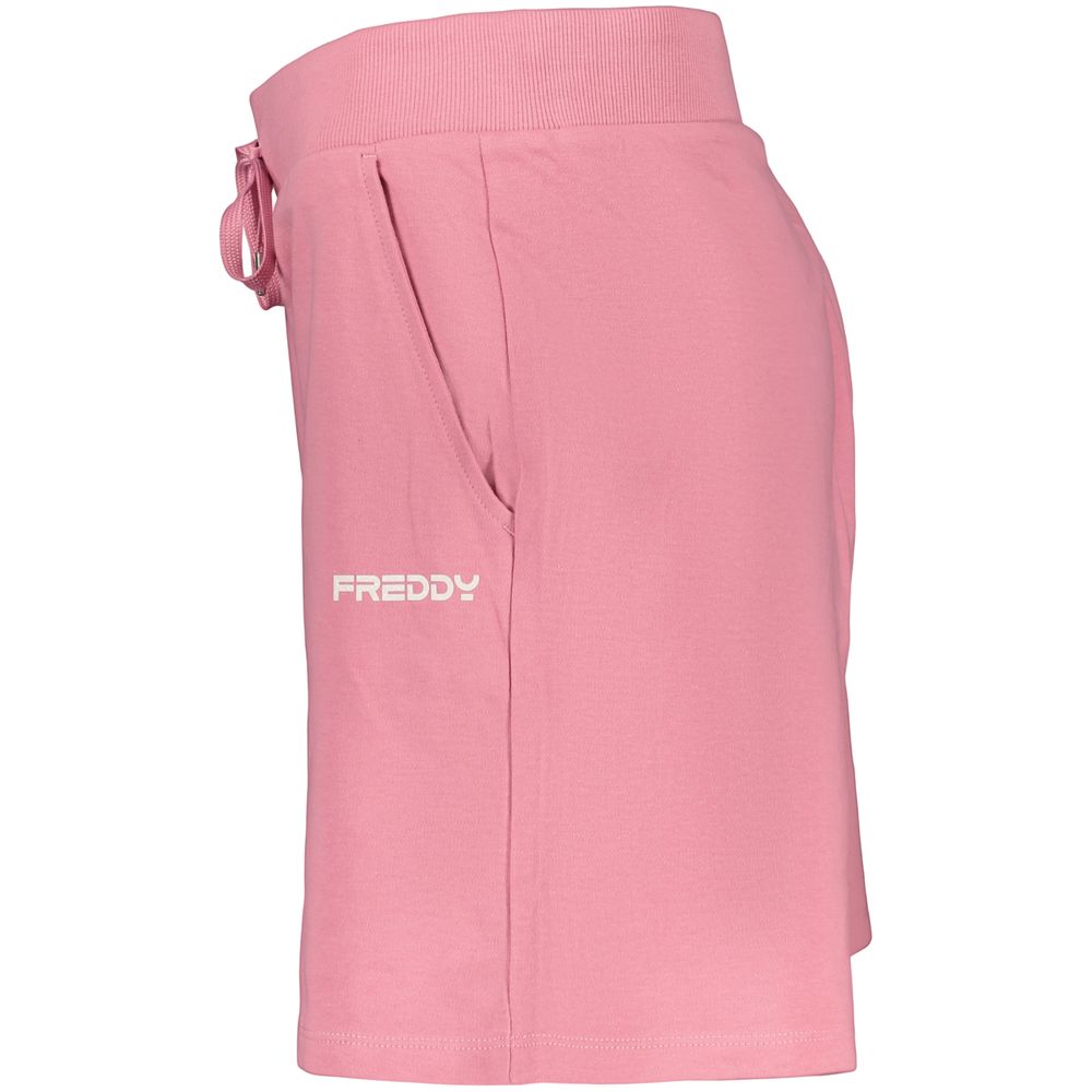 Freddy Pink Cotton Sports Shorts