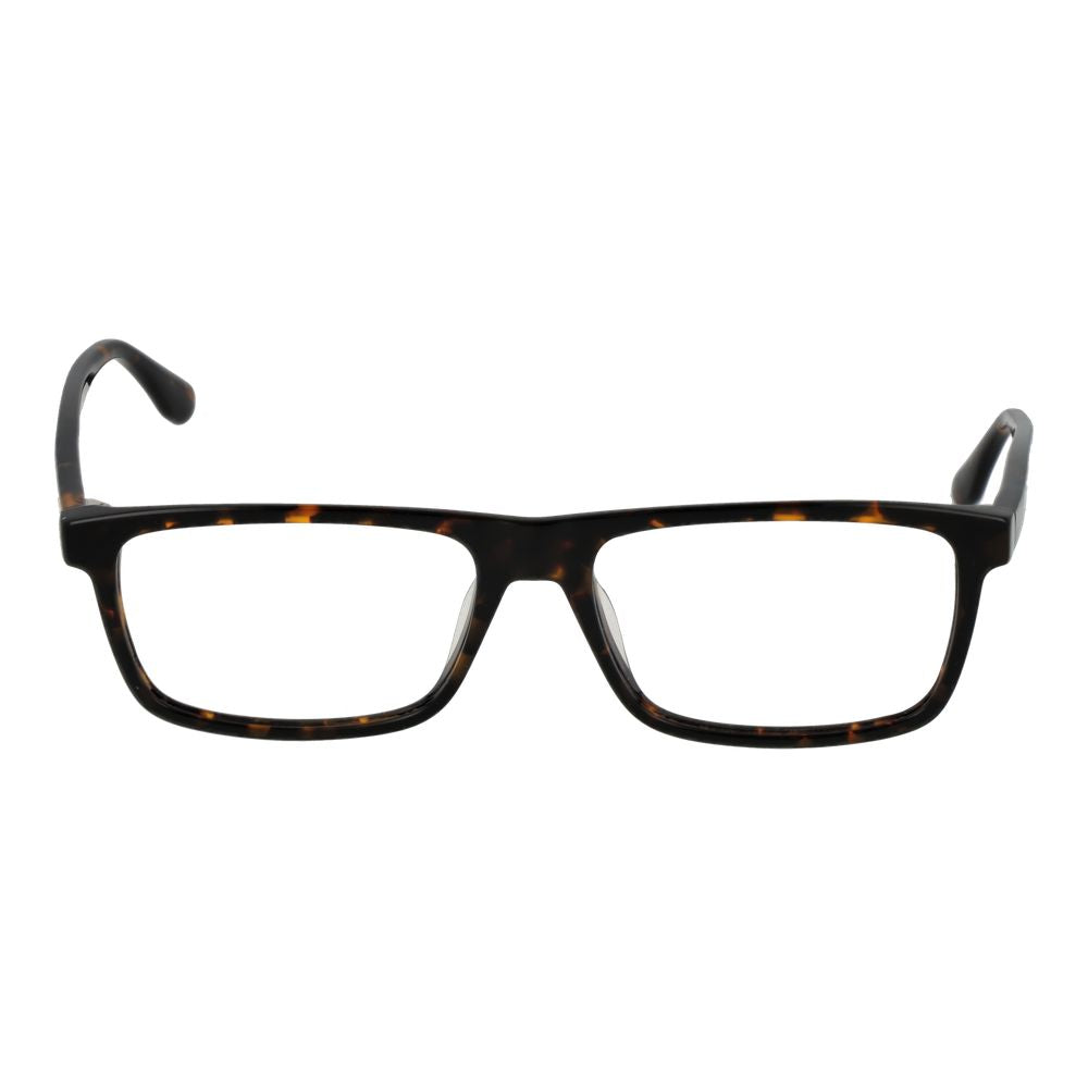BMW Men's Optical Glasses – Brown Rectangle Frame, 55mm