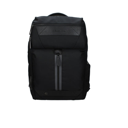 Piquadro Black Fabric Backpack - Stylish & Practical
