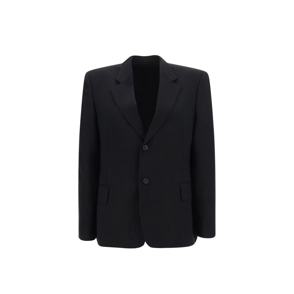 Balenciaga Black Wool Blazer Jacket
