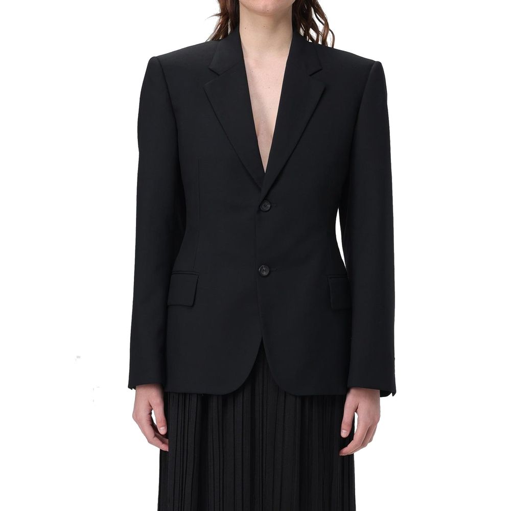 Balenciaga Black Wool Blazer Jacket