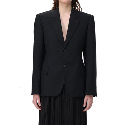 Balenciaga Black Wool Blazer Jacket