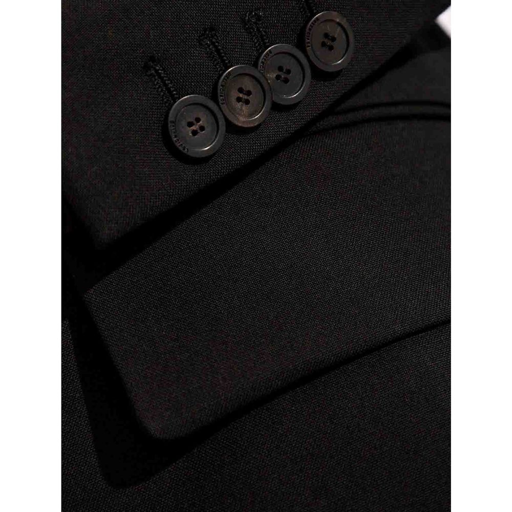 Balenciaga Black Wool Blazer Jacket