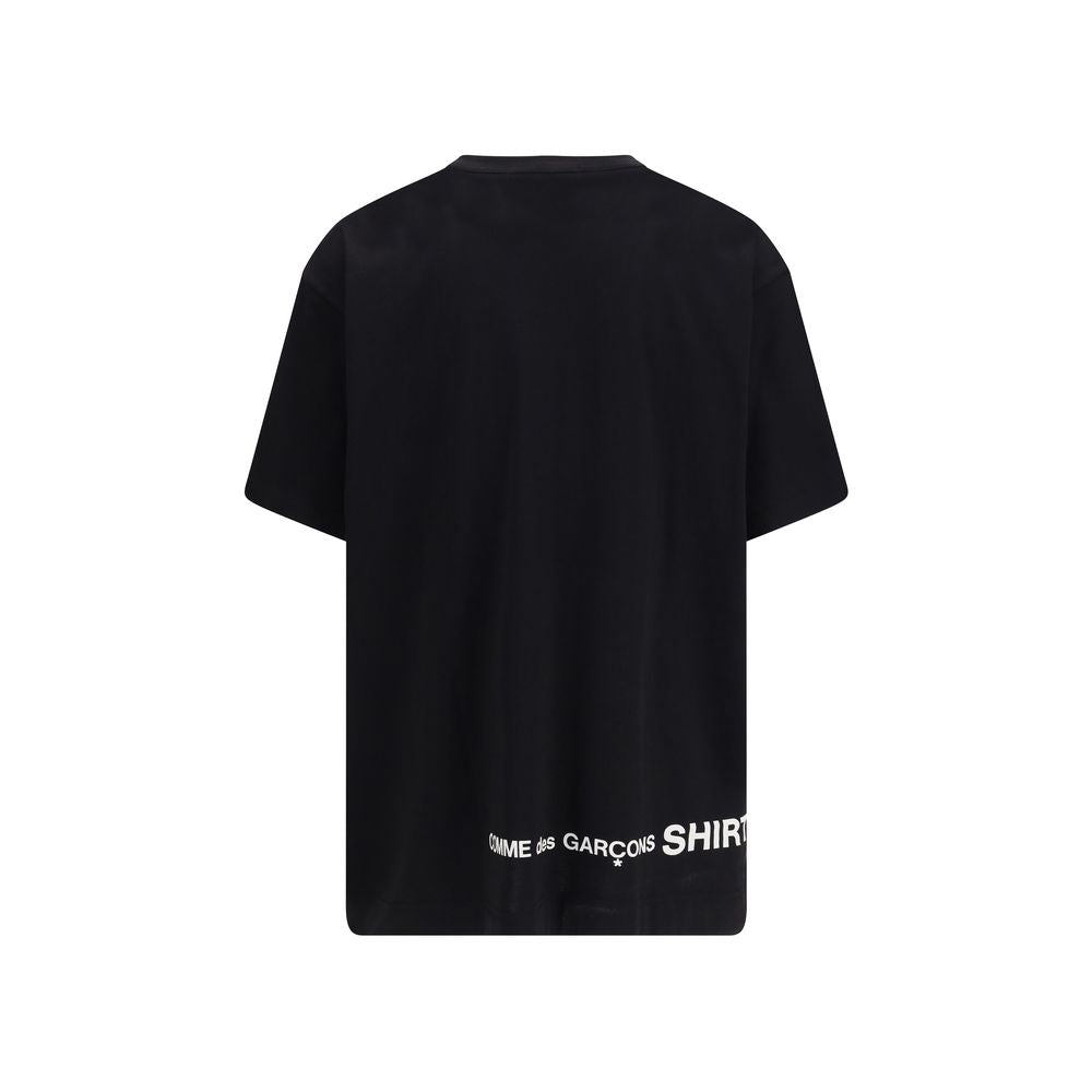 Comme des Garçons Oversized Black Cotton T-Shirt