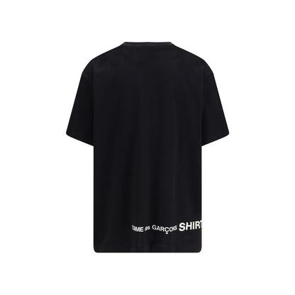 Comme des Garçons Oversized Black Cotton T-Shirt